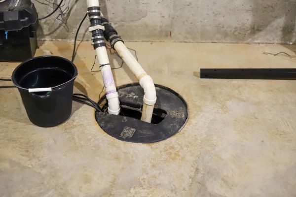 Basement Drainage Installation in Owings Mills