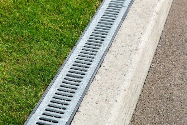 Courtyard Drain Installation in Owings Mills